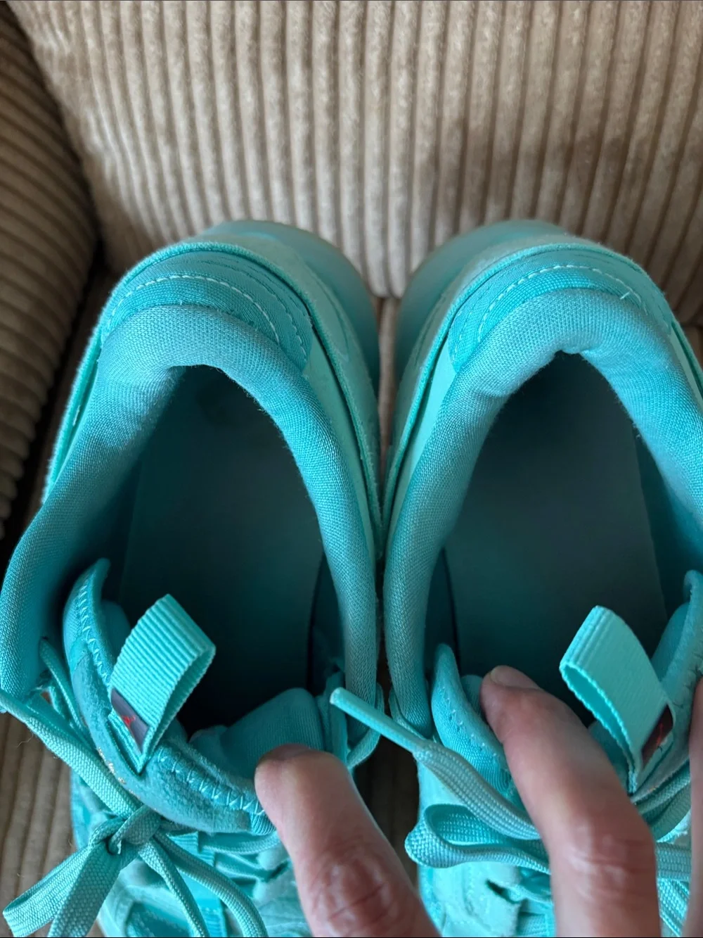 Jordan Teal Low-Top Sneaker